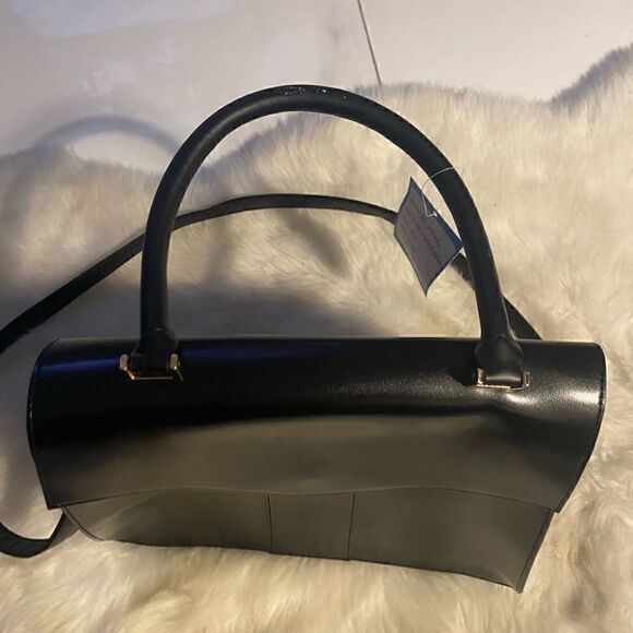 Boutique black faux leather bag has flaws #10 - Picture 9 of 9